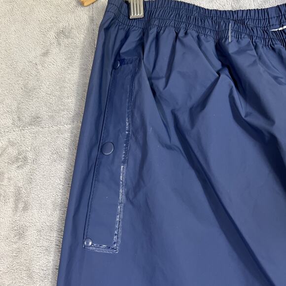 Columbia Rain Pants Mens XL Blue Nylon Polyamide Packable Outdoor Pull On Hiking - Picture 2 of 10